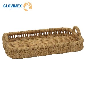 Producto de venta superior, bandejas decorativas de jacinto de agua, bandejas de comedor de comida para el hogar, decoración, organizador de almacenamiento seguro para el hogar tejido sostenible - Product Image 2