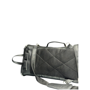 Mochila de Viaje Weekender Negra, Nuevo Diseño 2026, Unisex, Bolsa de Lona, Venta Caliente, Herrajes Premium, Lona y Cuero Genuino - Product Image 3