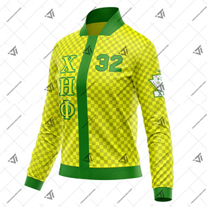 เสื้อแจ็กเก็ตบอมเบอร์ลายตารางหมากรุกแบบยั่งยืนเสื้อผ้าสมาคมผ้าฝ้าย100% - Product Image 1