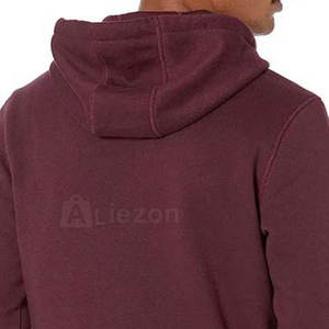 Sweat à capuche zippé uni personnalisé Sweats à capuche pour hommes Vente en gros Poids lourds Sweats à capuche zippés de qualité supérieure à bas prix - Product Image 6