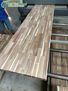 Panel de junta de dedo de madera de acacia de alta calidad hecho en Vietnam, tablero de tamaño personalizado para uso en cocina interior, grado AB - Product Image 6