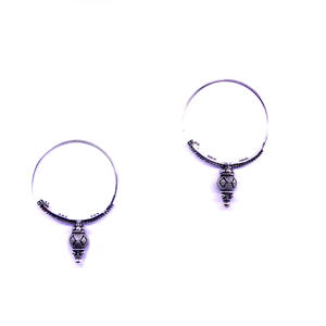 Hoop boucle d'oreille à la mode fête porter fiançailles dames femmes mariage naturel Simple tous les jours - Product Image 2