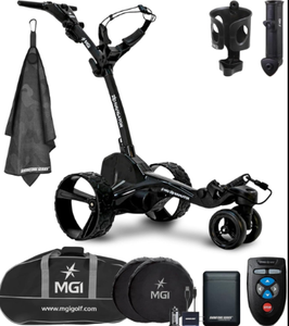 Carrito de Golf Eléctrico NE Zip Navigator con Bolsa de Viaje, Control Remoto Direccional Completo y Accesorios - Product Image 2