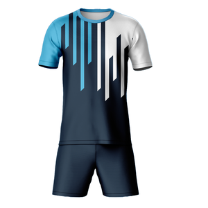 Kit d'entraînement de football respirant unisexe, uniforme d'équipe durable imprimé de logo personnalisé, vente en gros de maillot respirant pour hommes - Product Image 5