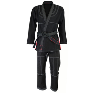 Venta al por mayor personalizado OEM ODM fábrica de cubiertos mejor MMA Unisex nueva llegada traje de entrenamiento artes marciales Karate Brazilian Jiu Front - Product Image 5