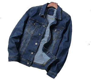 Chaqueta de mezclilla recubierta Xintang cuello alto con capucha transpirable Vintage moda superior precio barato hombres - Product Image 6