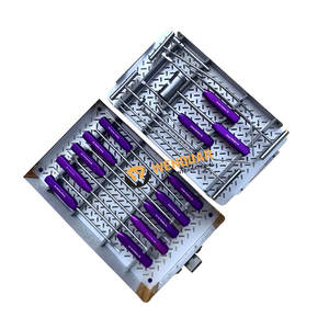 Tebbet Kit d'instruments de chirurgie plastique de 43 pièces en acier inoxydable Source d'alimentation manuelle Boîte de vente en gros Instruments chirurgicaux de base - Product Image 6