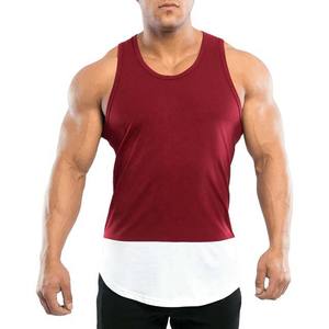 Entrenamiento Gimnasio Fitness Moda Nuevo diseño Camiseta sin mangas Ropa deportiva Contraste de color Camiseta sin mangas Ropa de verano para hombres High Street - Product Image 4
