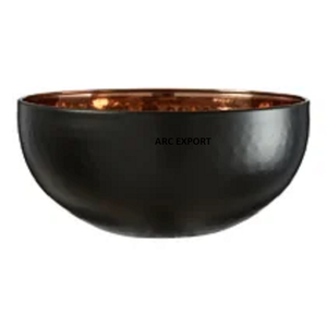 New Arrival Fancy Beaded Black Color Bowls With Gold Color Bowl Standard Design Stand Cafe Events and Resorts Food Serving Bowls - Product Image 6