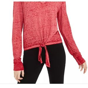 Top Lungo Rosso con Cintura in Raso di Seta Chiffon per Ragazze American Rag Junior, Casual da Ufficio, Taglia XL, Collezione Primavera - Product Image 3