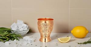 100% Pure Metal <b>Copper</b> Tumbler Beautifully Handcrafted Embossed Mint Julep <b>Cup</b> for Moscow Mules-Drink <b>Cup</b> - Product Image 2