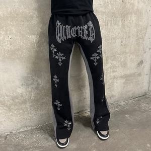<b>Wholesale</b> Acid Wash <b>Sweatpants</b> High Quality Men's <b>Sweatpants</b> With Pockets Custom Logo Sweat Pants for Men - Product Image 2