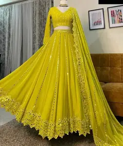 Vestido Festivo de Diseñador Hermoso a Precio de Mayoreo, Moderno, con Dupatta, Listo para Usar, a Bajo Precio - Product Image 1