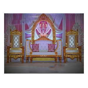 Arabian Wedding Maharaja <b>Sofa</b> Set Royal Wedding White Luxury Love-Seat Indian Wedding <b>Arabic</b> Style <b>Sofa</b> Set - Product Image 1