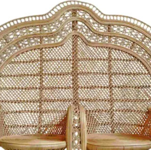 Nalendra Twin Peacock Chaise En Rotin Brun Naturel Design Moderne pour Hôtel Appartement En Plein Air Salle À Manger Salon-Usine En Gros - Product Image 6
