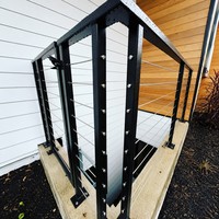 Balustrades et mains courantes en câble de fer inoxydable à prix d'usine HIMOWAY pour balcon et escalier
