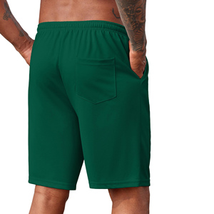 Short de performance pour homme-Lavé, sécurisé et coupe droite, conçu pour l'entraînement, les séances de gymnastique et l'utilisation en extérieur - Product Image 2
