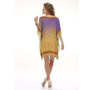 คาฟตันจอร์จเก็ตต์พิมพ์ลายแบบชนเผ่าที่ใส่สบายน้ำหนักเบา - Product Image 5