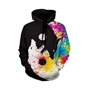 Sudaderas con capucha de sublimación de manga larga con estampado personalizado de último diseño para adultos, ropa de otoño con bolsillo transpirable, talla 6XL - Product Image 3
