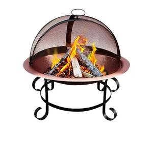 <b>Metal</b> Round Fire Pit Available with Indian Manufacturer Garden <b>FirePit</b> with <b>Metal</b> Stand Iron Fire Pit for Outdoor Garden Parties - Product Image 1