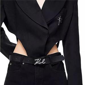 เข็มขัดหนังแท้ลายงูสำหรับผู้ชายเข็มขัดคาดเอวแบบลำลองสำหรับหนังงูแนววินเทจ - Product Image 6