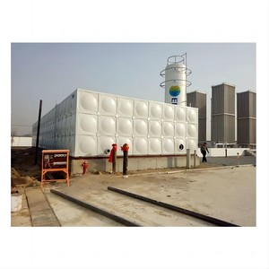 Tanque de Almacenamiento de Agua de Plástico Reforzado con <span class=keywords><strong>Fibra</strong></span> de Vidrio de 400,000 <span class=keywords><strong>Litros</strong></span>, Ensamblado con Pernos, Servicio de Corte Personalizado para Uso Industrial - Product Image 3