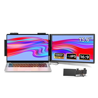 Écran portable de 15,6 pouces pour jeux, travail, ordinateur portable, moniteur portable avec entrée USB de type C