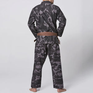 Kimono de Jiu Jitsu Unisex de Doble Tejido 100% Algodón, Uniforme de BJJ, Karate, Judo, con Logotipo Personalizado, Ropa de Artes Marciales OEM - Product Image 3