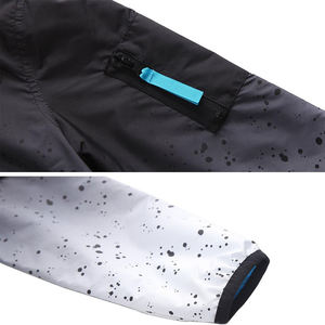 Kivotech Veste coupe-vent pour homme la plus vendue, design par sublimation, manches longues, fermeture éclair, coupe-vent d'extérieur avec capuche - Product Image 4