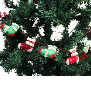 Guirnalda Decorativa de Navidad con Calcetines de Fieltro, Guirnalda de Fieltro de Lana para Chimenea - Product Image 4