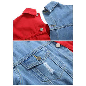 Nueva última moda lavada a prueba de viento de talla grande chaqueta de mezclilla para hombres nuevo elegante otoño multi-bolsillos hombres Denim Jeans chaquetas - Product Image 6