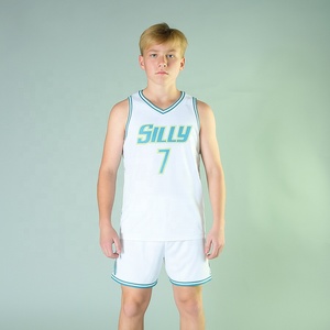 Maillot de basket-ball de haute qualité, respirant, à séchage rapide, taille plus, logo personnalisé, uniformes d'entraînement, ensemble de maillots de basket-ball unisexe - Product Image 1