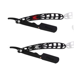 Nouvelle Arrivée Rasoir Pliant Droit en Acier Inoxydable à Marque Privée pour Hommes, Rasoir à Barbe Personnalisable avec Logo - Product Image 6