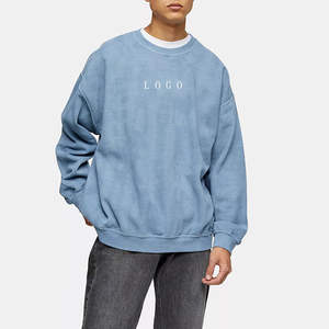 Nouveau sweat-shirt et sweat à capuche vintage pour homme, taille plus |   Pull à col montant personnalisé à col rond - Product Image 5