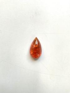 33.94 carats Fanta spessartite ลูกแพร์โกเมนธรรมดาคุณภาพสูงสำหรับการทำเครื่องประดับอัญมณีธรรมชาติ - Product Image 5