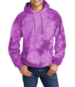 OEM Custom Wholesale Oversized Tie Dye <b>Pullover</b> Fleece Hoodie <b>for</b> <b>Men</b> hooded warm tie dye sweatshirt purple and pink - Product Image 1
