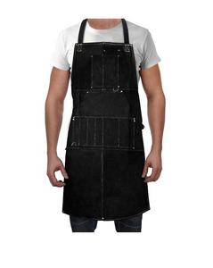 Tablier de soudage unisexe en cuir respirant à séchage rapide de haute qualité conception personnalisée vêtements de sécurité confortables ignifuges et étanches - Product Image 4