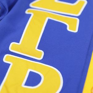 Sigma Gamma Rho SGRho Sequin Sleeve <b>Cardigan</b> Royal Blue Gold Greek Letters Embroidered Sorority Greek Life Apparel - Product Image 6