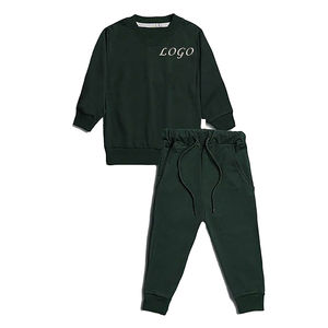 Survêtement jeunesse taille conception et Logo personnalisés 90% Polyester 10% Spandex 2 pièces ensemble respirant printemps léger enfants Fitness - Product Image 4