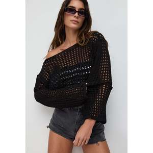 Camiseta de Manga Larga con Cuello Redondo y Corte Regular 100% Algodón para Mujer - Product Image 2