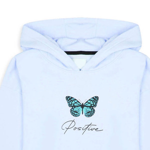 Sudadera con Capucha para Niñas con Logotipo Personalizado e Impresión, Tejido Suave de Algodón/Poliéster, Ropa Casual, Mangas Completas, Material Ajustable, Servicio OEM - Product Image 2