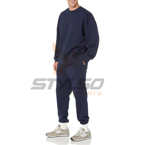 Survêtement d'hiver écologique taille XL pour hommes nouveau sweat à col rond en éponge française à manches longues séchage rapide polaire respirant - Product Image 6