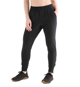 2025 pantalon de survêtement de haute qualité personnalisé pantalon de survêtement en nylon évacuant l'humidité pantalon de survêtement conique pour femme - Product Image 6