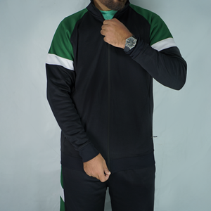 เสื้อแจ็กเก็ตซิปเต็มตัวสำหรับผู้ชายเสื้อกีฬาผ้าโพลีเอสเตอร์ระบายอากาศ - Product Image 1