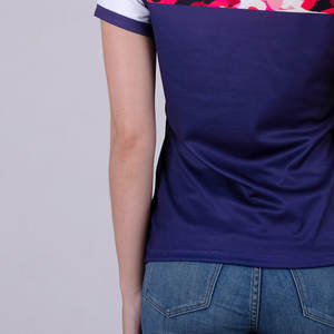 Camiseta de sublimación de alta calidad para mujer, producto de tendencia superior, camiseta de sublimación con cuello redondo estampada de manga corta para mujer - Product Image 6
