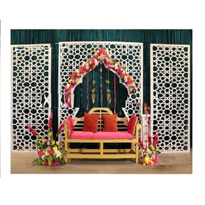 Paneles Geométricos Modernos Cortados con Láser para Decoración de Eventos de Boda, Marcos de Fondo, Paneles Decorativos Modernos para Escenarios de Boda al Aire Libre, EE. UU. - Product Image 1