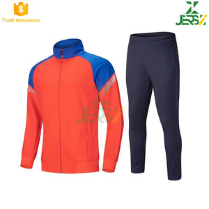 Nuevo traje de entrenamiento de poliéster, chaqueta de fútbol, conjunto de pantalones, abrigo de manga larga, ropa deportiva para correr, ropa atlética cómoda para hombres y mujeres - Product Image 2