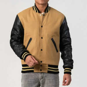 Veste d'université classique faite à la main à rayures conception personnalisée de haute qualité veste d'hiver grande taille pour hommes fabricant de quantité minimale de commande bas - Product Image 1