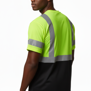 Camisetas de Seguridad de Alta Visibilidad para Invierno 2026, Reflectantes, Personalizadas, al por Mayor, Ropa de Trabajo de Manga Corta, Camiseta Reflectante de Seguridad para la Construcción - Product Image 2