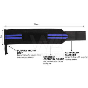 Logotipo personalizado Durable Entrenamiento Levantamiento de pesas Gimnasio Muñequeras Envolturas para hombres Ajuste Gimnasio Muñequeras - Product Image 5